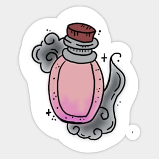 Pink Potion Bottle Sticker